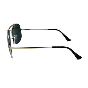 
                  
                    Teo Aviator Square with gold temples and black acetate tip ends
                  
                