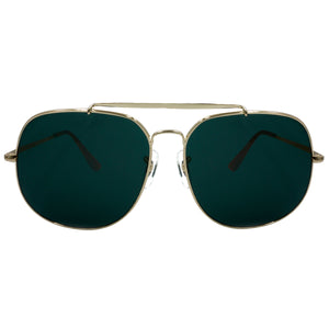
                  
                    Teo Aviator Square Gold G15 Sunglasses
                  
                